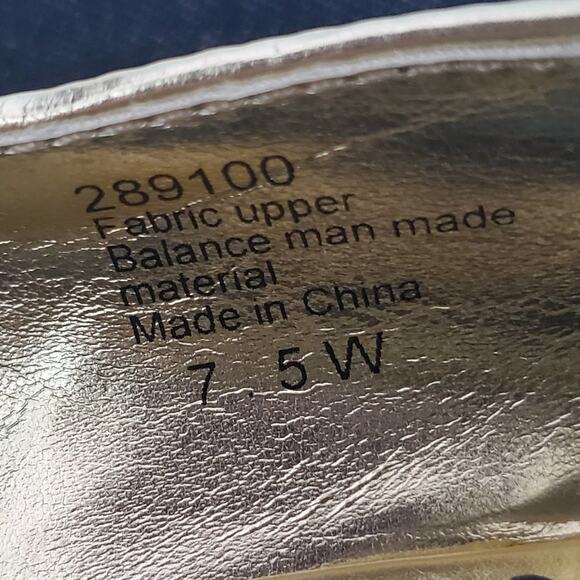 Aj Valenci Open Toe Comfort Blue Denim Wide Wedge Shoes - Picture 9 of 9